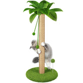 Ansamblu Joaca Pisici, Stalp pentru Zgariat PawzUp PalmPlay, Rezistent la Zgarieuri, 84cm