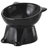 Bol Mancare Pisici Ortopedic PawzUp RoyalBowl, Inalt, Negru