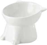 Bol Mancare Pisici Ortopedic PawzUp RoyalBowl, Inalt, Alb