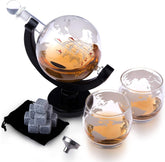 Set Decantor Whisky cu Accesorii si 2 Pahare Evoora NoirSpirits Duo