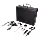 Set Vin Cadou Valiza Accesorii Vin Evoora CellarCase, 9 Piese