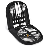 Set pentru Picnic Tacamuri si Farfurii Evoora CampKit, 20 buc