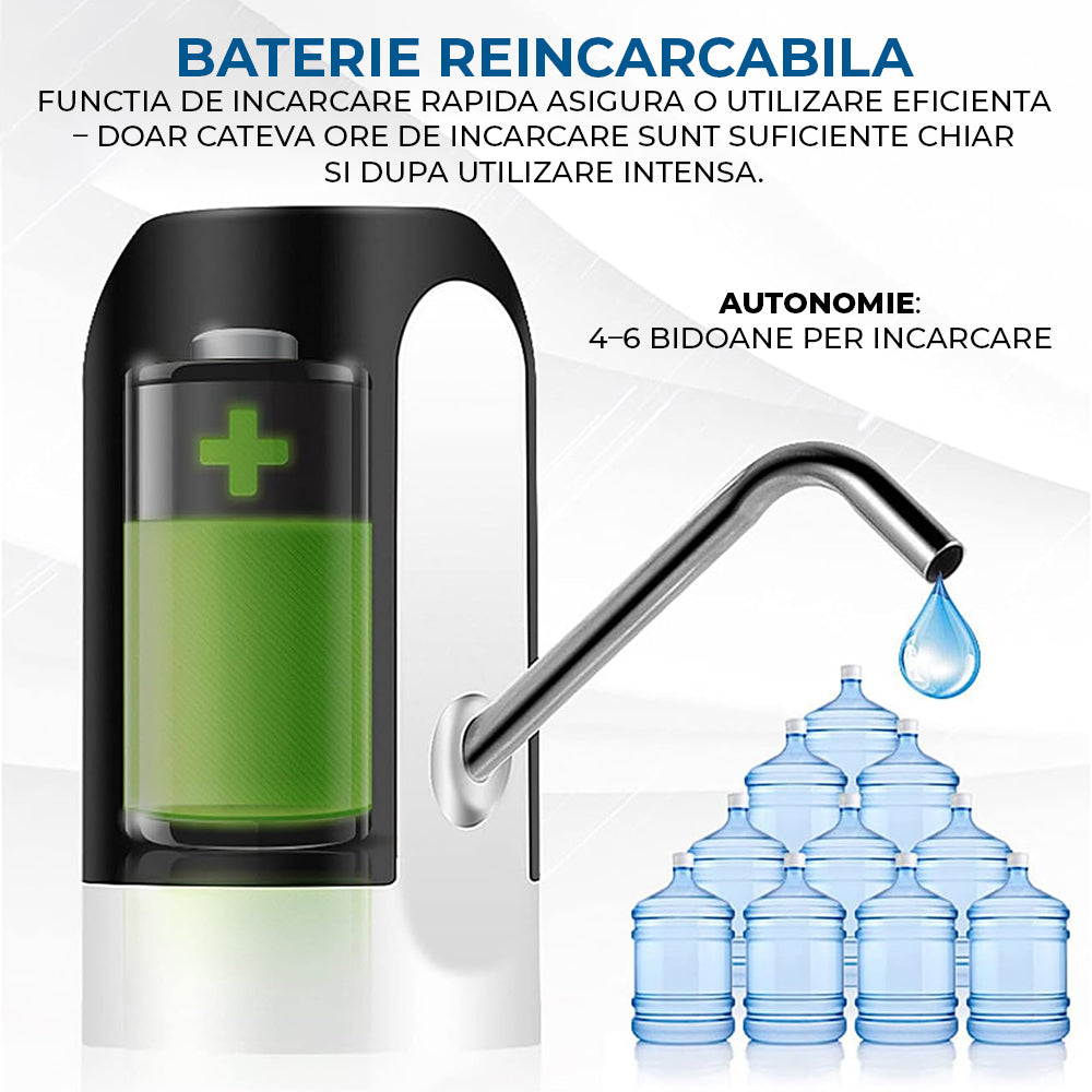 Pompa Electrica Bidon Apa Evoora Niva, Indicator LED