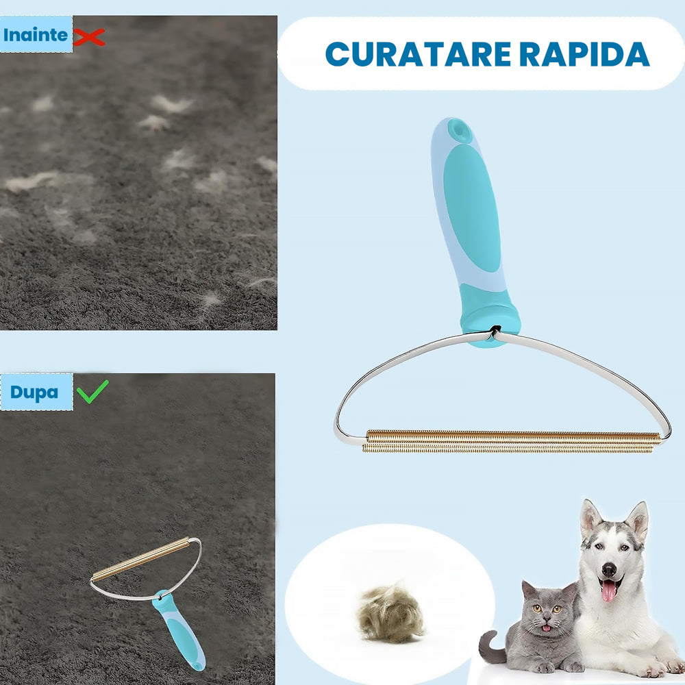 Perie Curatare Par Animale PawzUp FurSweep, 17 x 14cm