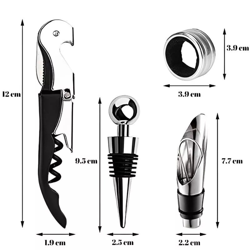 Accesorii Vin Set Evoora Vineto, 4 Piese