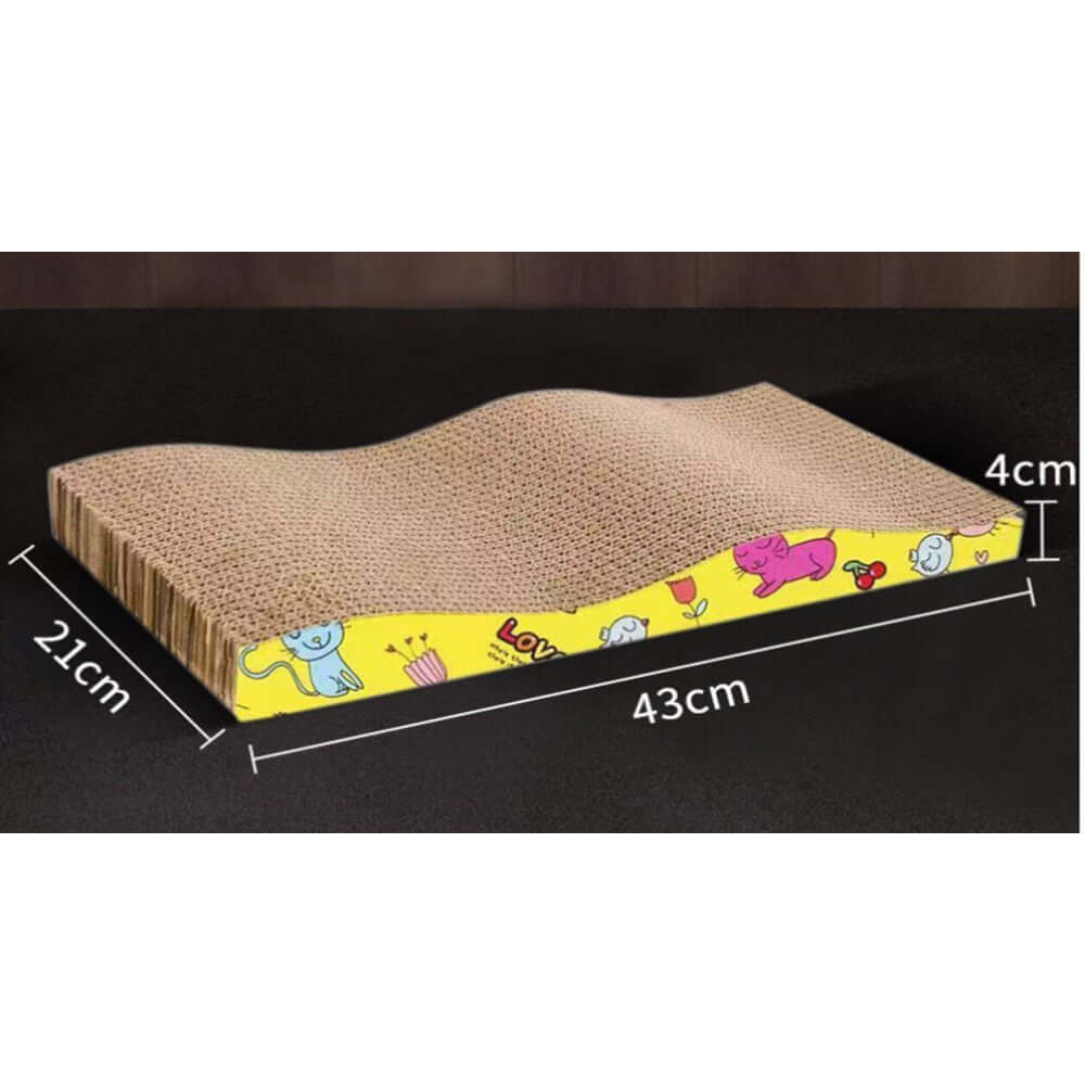 Carton Pisici PawzUp Purrfect Scratch, 42 x 21 x 4cm