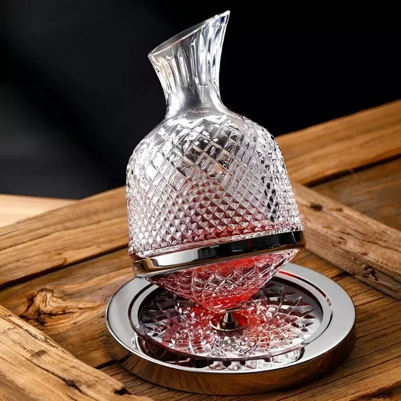 Decantor Vin Rotativ Evoora CrystalOrbit, 1500ml