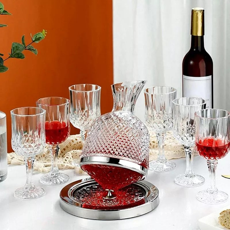 Decantor Vin Rotativ Evoora CrystalOrbit, 1500ml