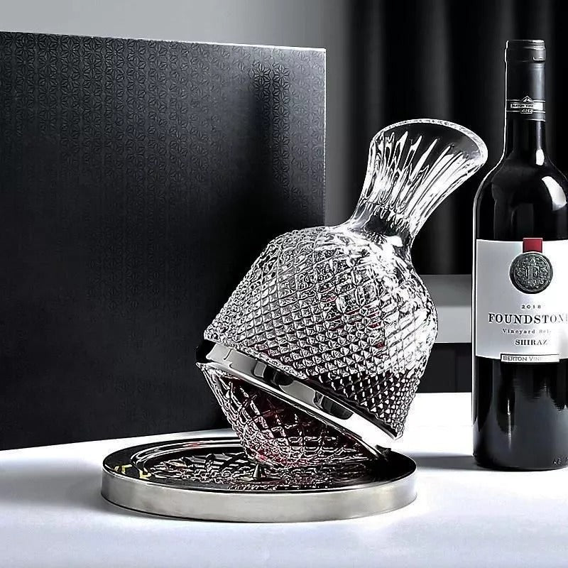 Decantor Vin Rotativ Evoora CrystalOrbit, 1500ml