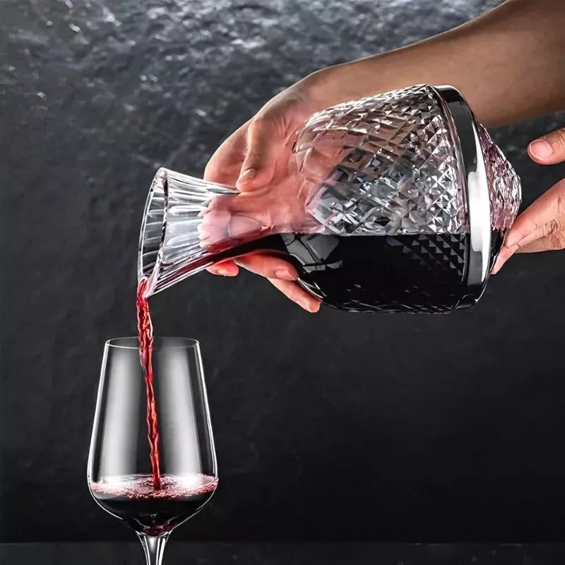 Decantor Vin Rotativ Evoora CrystalOrbit, 1500ml