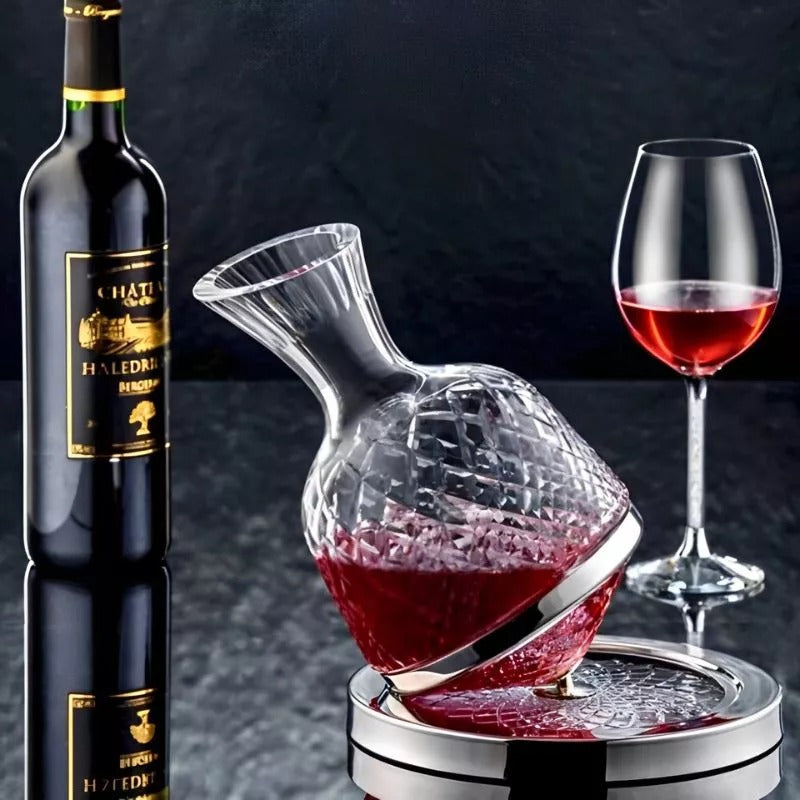 Decantor Vin Rotativ Evoora CrystalOrbit, 1500ml