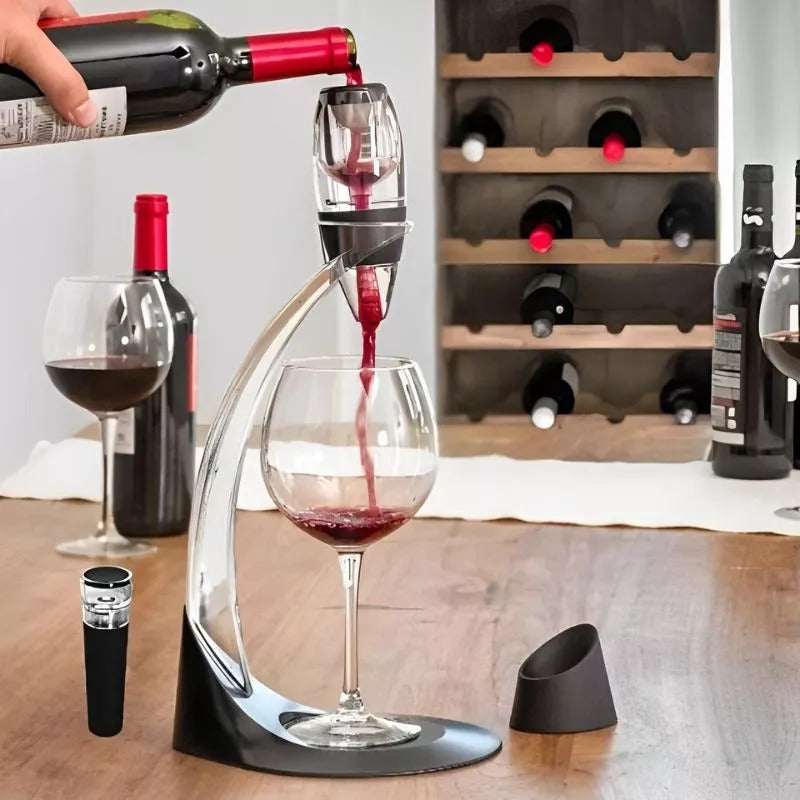 Decantor Vin cu Suport Arcuit Evoora EleganceArc