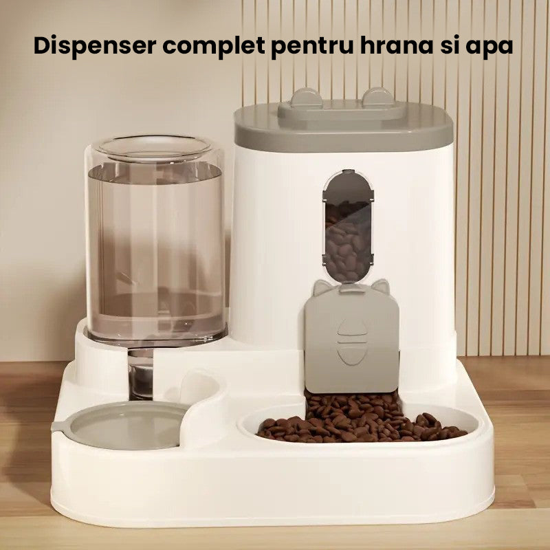 Dispenser Mancare Pisici 2 in 1 Pawzup SmartDine