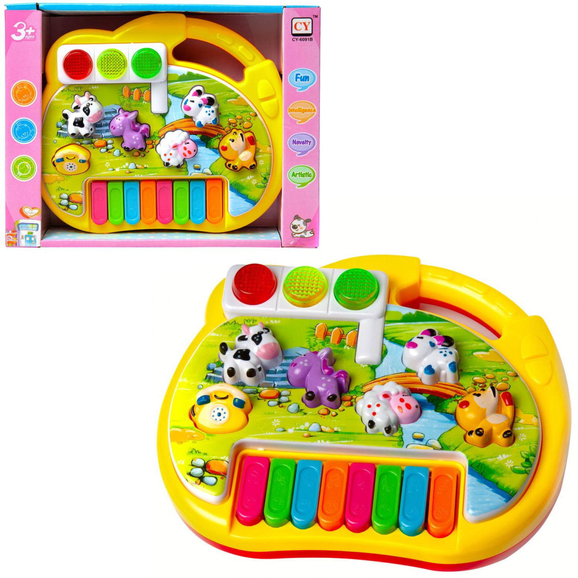 Orga pentru Copii Evoora BabyTune Zoo, Jucarie Interactiva