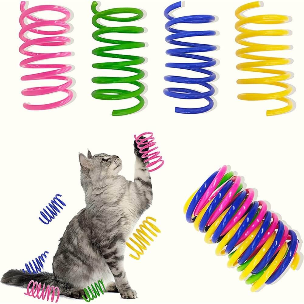 Jucarie Pisica PawzUp PawBounce, 5.5 x 3cm, 4 buc