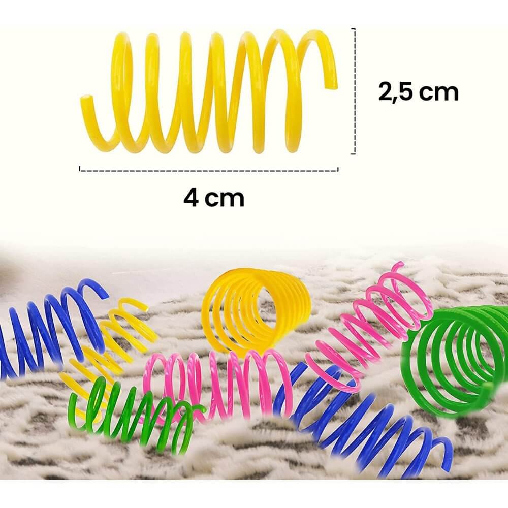 Jucarie Pisica PawzUp PawBounce, 5.5 x 3cm, 4 buc