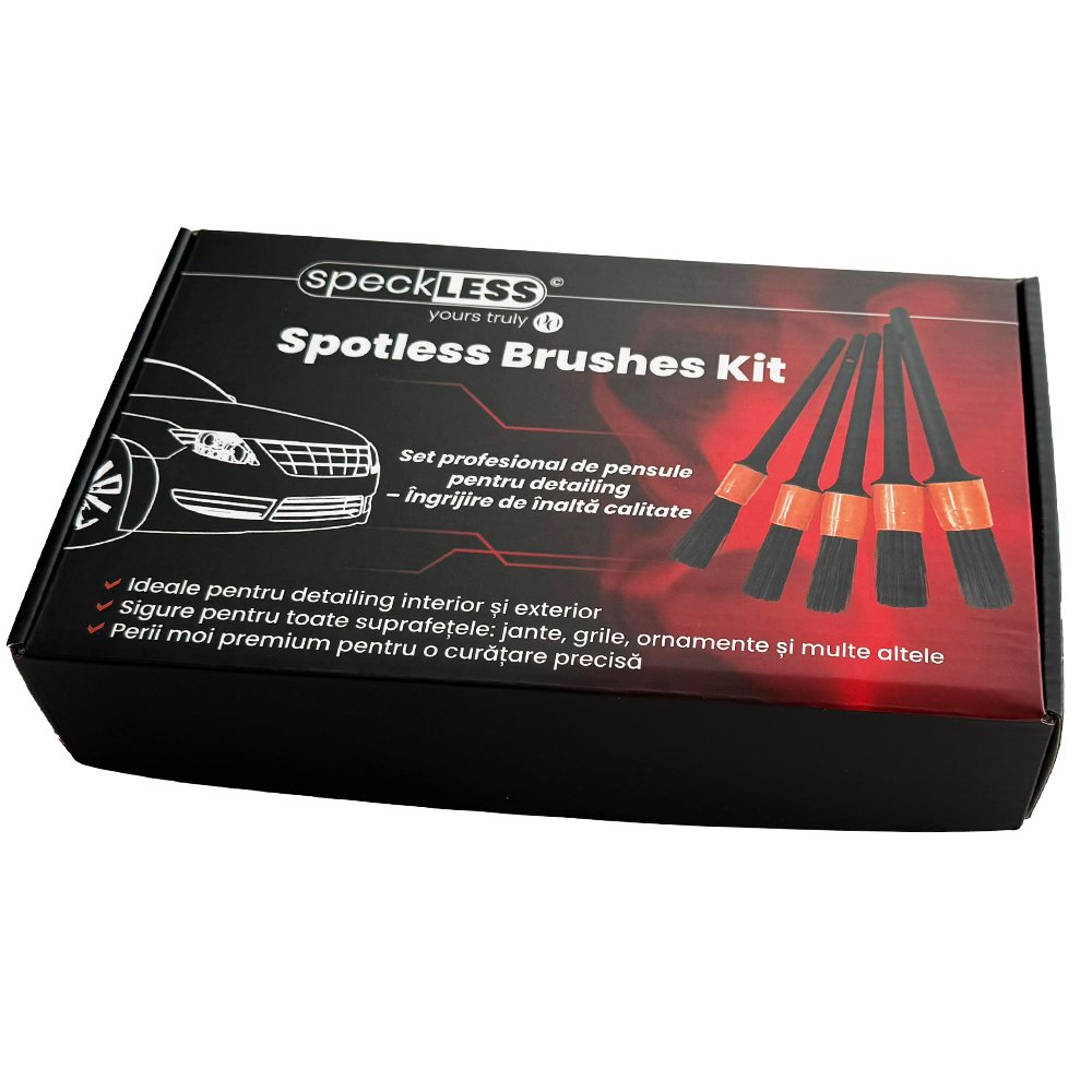 Set Pensule speckLESS Spotless Brushes Kit, 5buc