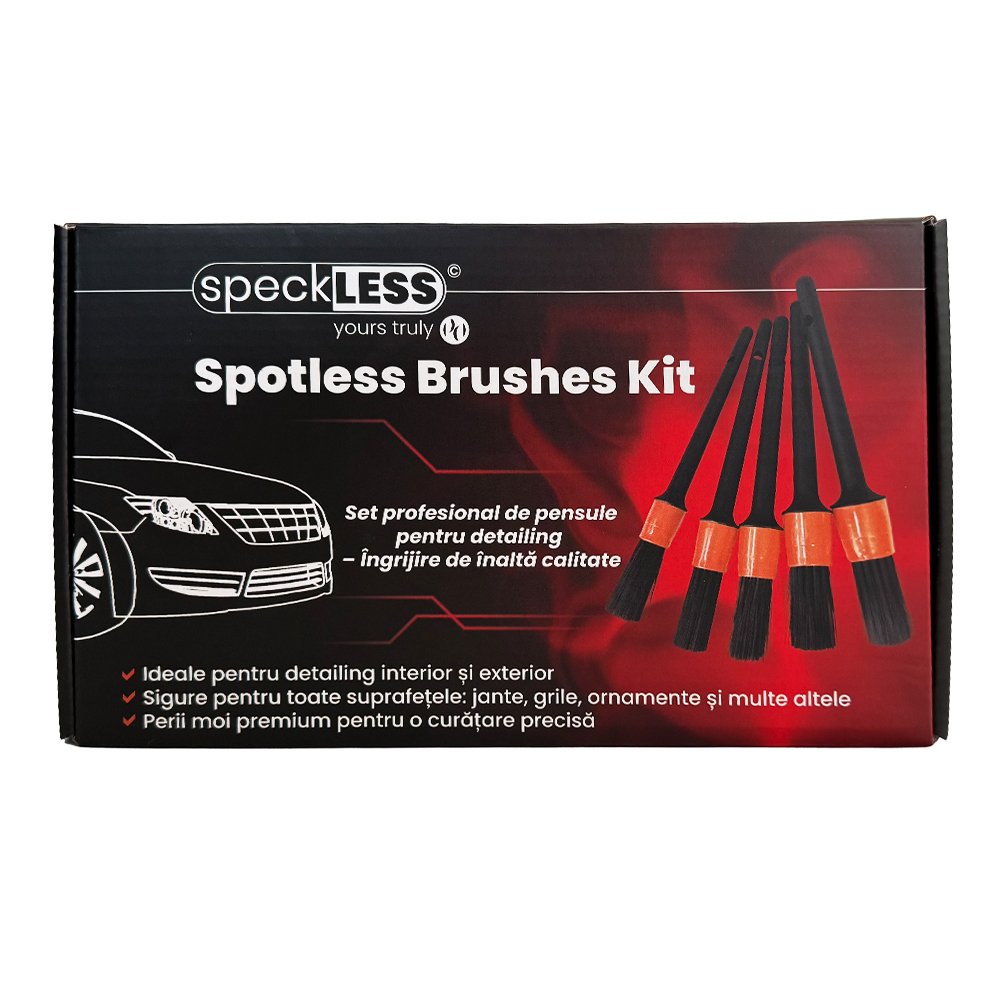 Set Pensule speckLESS Spotless Brushes Kit, 5buc