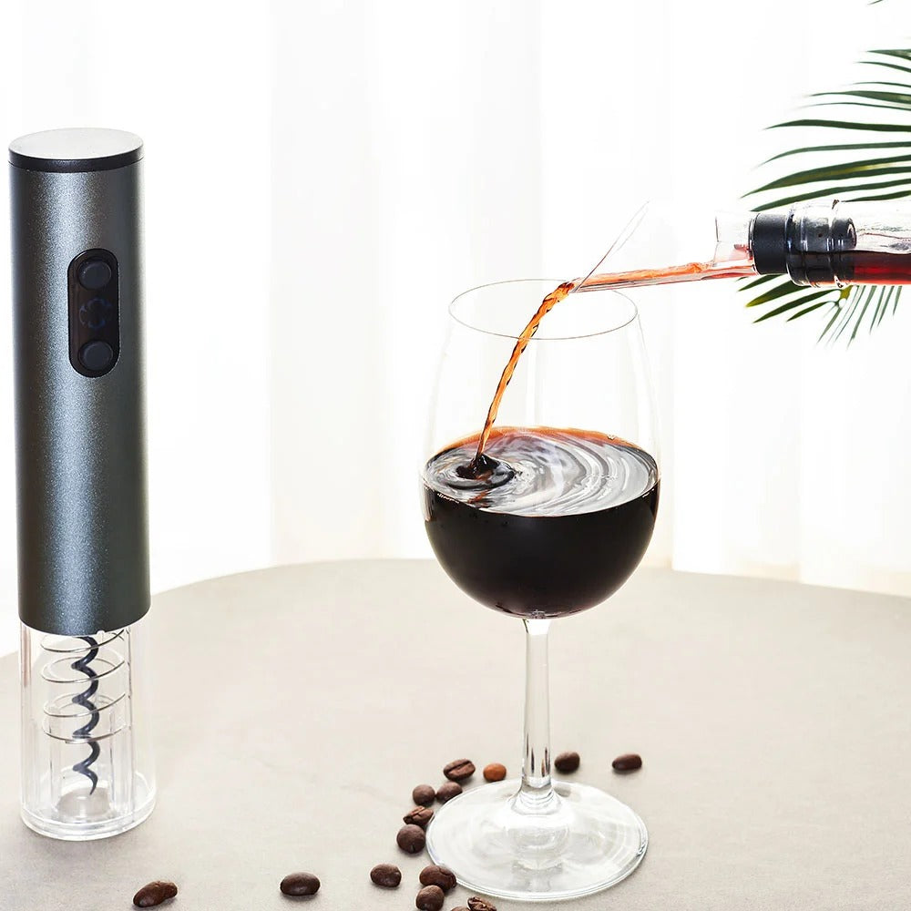 Tirbuson Electric si Accesorii Vin Set Evoora Vinelia, 4 Piese