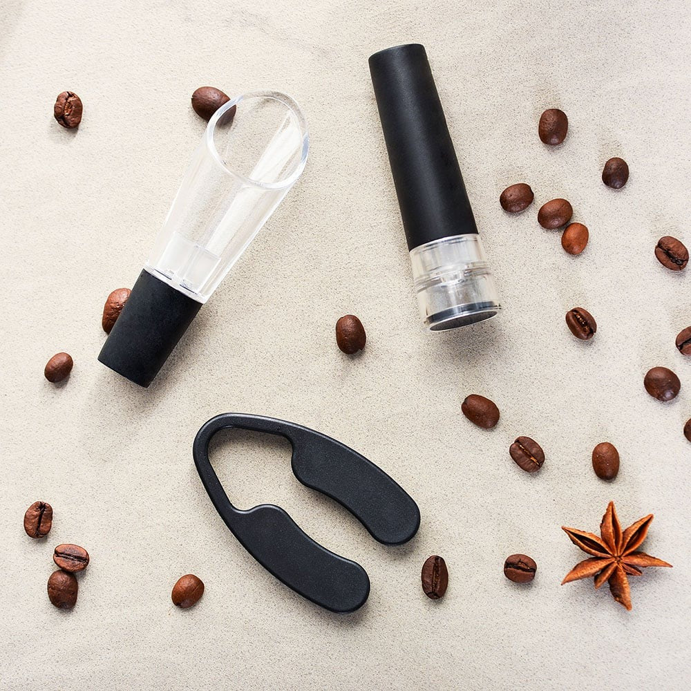 Tirbuson Electric si Accesorii Vin Set Evoora Vinelia, 4 Piese