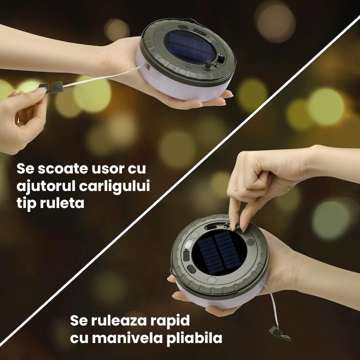 Lampa Camping LED Evoora NomadLite, Incarcare Solara
