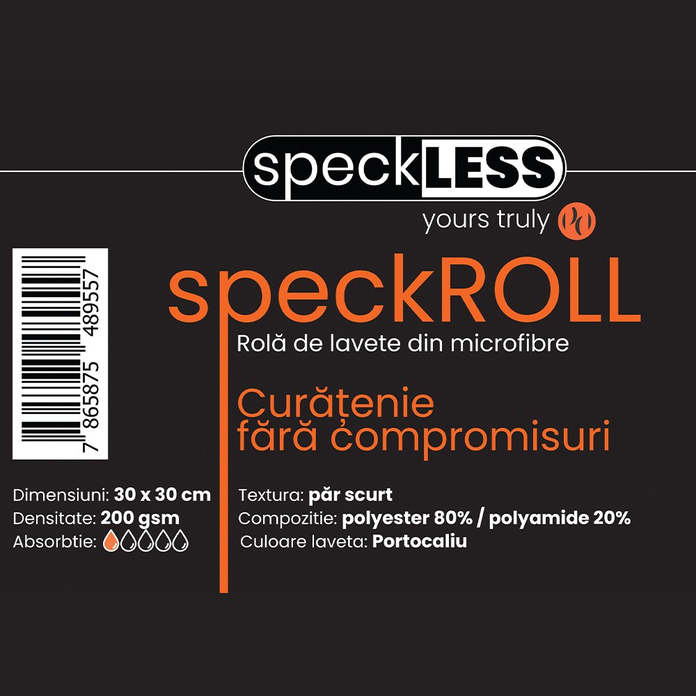 Rola Lavete Microfibra speckLESS speckROLL, Uz General